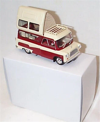 Hachette 1/43 Scale CX10M802 - Bedford CA Dormobile Camper Van - Cream/Deep Red • £18.70
