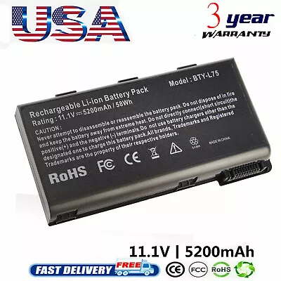 Battery For MSI A5000 A6000 A7200 CR500 CR600 CR610 CR630 CX610X BTY-L74 BTY-L75 • $17.99