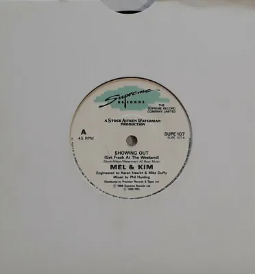 £3.49 • Buy Mel And Kim-Showing Out/System Vinyl 7  Single.1986 Supreme SUPE 107.