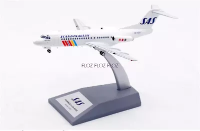 Inflight SCANDINAVIAN Airlines Fokker F-28-4000 SE-DGO 1:200 Aircraft Model • $118.02