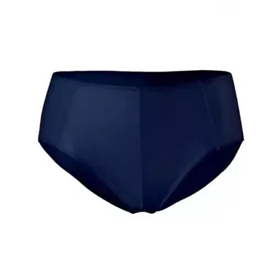 Mens Satin Underwear Oil Slip Hip Lift Shaping Navy Blue Brief Glossy Bottom XL • $6.64