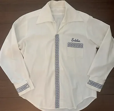 Vintage Caesar's Palace Casino Las Vegas  Dealers Uniform Shirt 1970's  Size M • $29.99