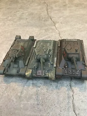 1/56 plastic resin KV-1 And 3 T-34s(3different Turrents) • $40
