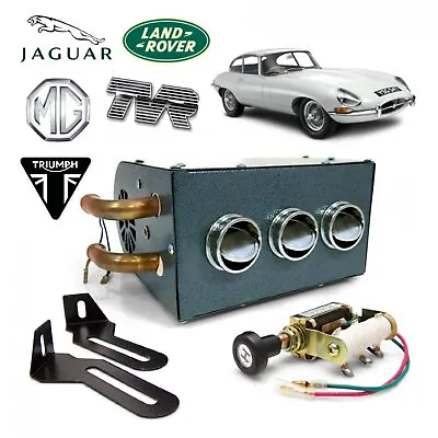 British Import Cars Compact 12V Under Dash Auxiliary Heater Box V8 OHV I4 MGB GT • $124.62