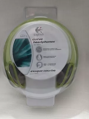 Logitech Curve Headphones For MP3 Players - Lime (980376-0403) **NEW 2005 ** • $49.95