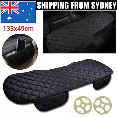 Rear Car Auto Seat Cover Back Protector Mat Chair Cushion Storage Pad Universal • $18.10