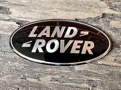 Land Rover Front Grille Badge Gloss Black Emblem Black Badge Range Rover • $18.99