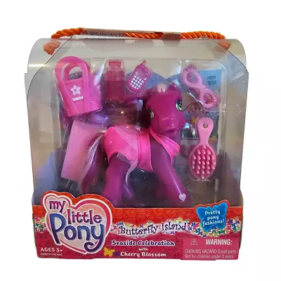 Hasbro My Little Pony G3 Butterfly Island Seaside Celebration Cherry Blossom NIB • $25