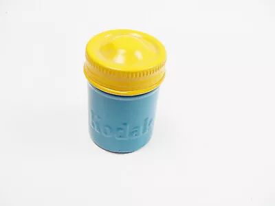 Vtg Kodak Film Canister | Yellow Top / Blue Bottom | $8.75 | • $8.75