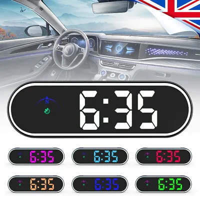 Car Digital GPS Speedo Speed MPH HUD Head Up Display Speedometer Universal Clock • £11.20