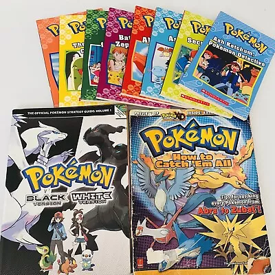$28 • Buy Pokémon Book Bundle - Adventures + Guide Books X10 Books - Aus Postage