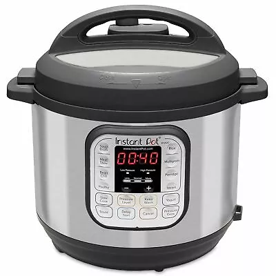 Instant Pot Duo 7-in-1 Electric Pressure Cooker - Stainless Steel/Black 8Qt... • $140