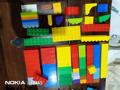 100-pc Lego DUPLO Assorted Shapes Colours BRICKS Blocks PANELS Mixed LOT • $39.99