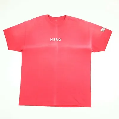 $40.49 • Buy Thrashed Sun Faded Krispy Kreme Hero T-shirt L/XL? Distressed Grunge Donuts Red