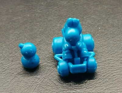 Vintage Nintendo Mario Kart 64 Keshi Rubber Mini Figure - Yoshi Blue • $29.99