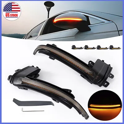 2 PCS FOR Audi A4 S4 A5 S5 B8.5 2010-2016 Rear View Mirror Turn Signal Lens Lamp • $27.99