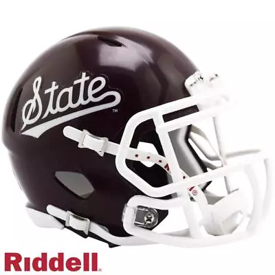 Mississippi State Bulldogs Script Mini Speed Replica Helmet [NEW] Desk Office • $27.95