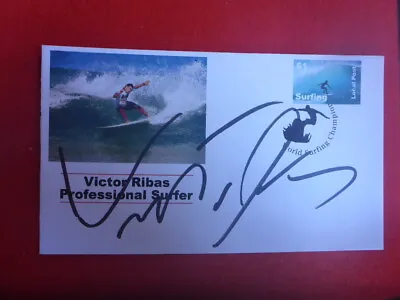 $10 • Buy Brazillian Surfer Victor Ribas Hand Signed  Envelope