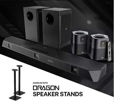 Nakamichi Dragon 11.4.6 + Dragon Speaker Stands (Bundle) MSRP $4298   A- Grade. • $3199.99