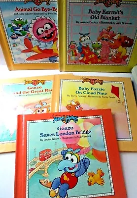 Muppet Babies Books ~ Jim Henson Lot 5 HB ~ Vintage Kermit Gonzo Animal  • $19.48