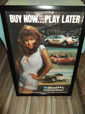 Vintage Plymouth Chrysler Mopar Original Poster Girl Poster Lot X2 36x24 • $80