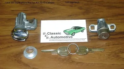 Lock Set Trunk / Glove Box 5pc Kit 70 71 72 73 Camaro **In Stock** Z28 Locks • $36.95