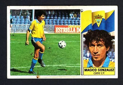Jorge Magico Gonzalez Fichaje #21 Cadiz Cf 1986-87 Card Este Panini Liga 86/87 • $80