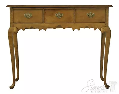 L54244EC: L.W. CROSSAN Bench Made Tiger Maple 3 Drawer Huntboard Server • $2095