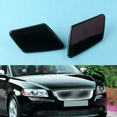 Pair Front LH+RH Painted Headlight Washer Cover Cap Lid For VOLVO S40 V50 08-12 • $8.16