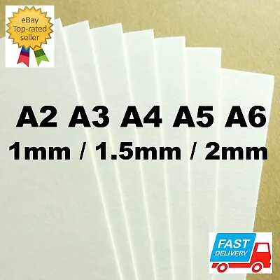 A4 A3 A2 Card Sheets Backing Paper Board Kraft Model Mount Arts Crafts Cardboard • £2.39