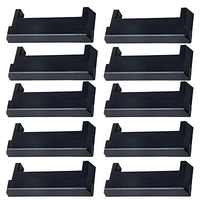 $20.99 • Buy (10) E Track Tie-Down Rail End Covers Black Plastic End Protector Caps