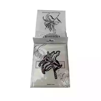 NEW Local King Rubber Unmounted Stamp And Matching Die - LILY FLOWER • $20