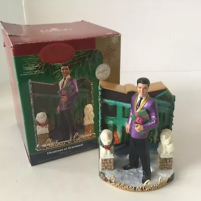 Carlton Cards Ornament CHRISTMAS AT GRACELAND/ ELVIS Sings And Plays Music • $39.99