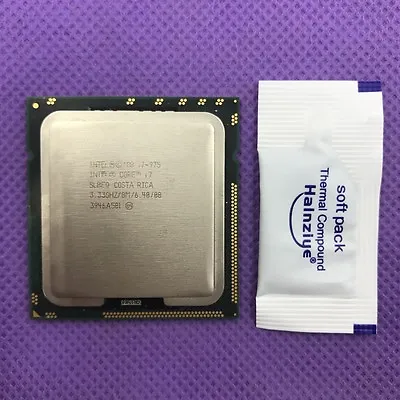 Intel Core I7-975 Extreme Edition 975 - 3.33GHz Quad-Core LGA 1366 Processor CPU • £46.66
