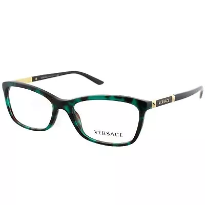 Versace Women's Havana/Green Eyeglasses 0VE3186 5076 54 • $94.99