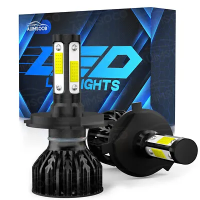 9003 H4 LED Headlight Bulbs Kit 1000W 1000000LM High/Low Beam Super Bright White • $29.99