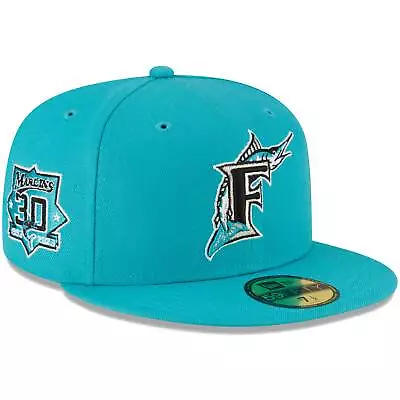 Men's New Era Teal Florida Marlins Cooperstown Collection Turn Back The Clock • $43.99