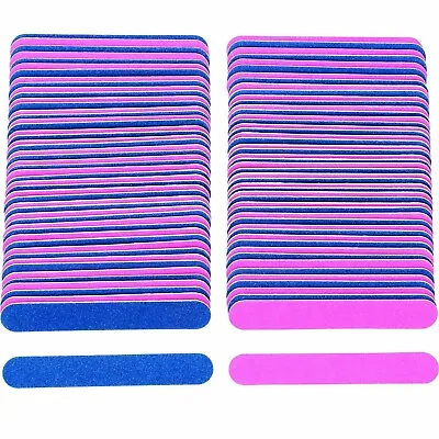 10PC Mini Nail Files Disposable Double Sided Manicure Tools Grit 2inch 100/240 • $2.75