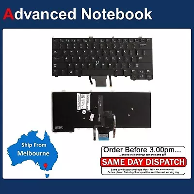 US Black Backlit Keyboard For DELL Latitude 12 7000 E7440 E7240 08PP00 8PP00  • $47