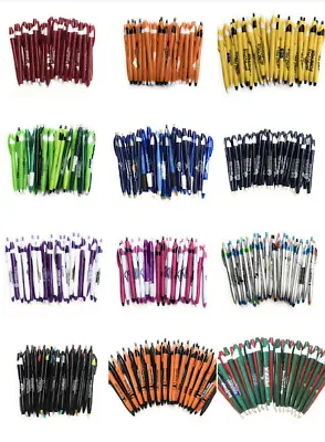 30ct Lot Misprint Retractable Click Pens: Javalina/Javelin/Slimster CHOOSE COLOR • $16.99