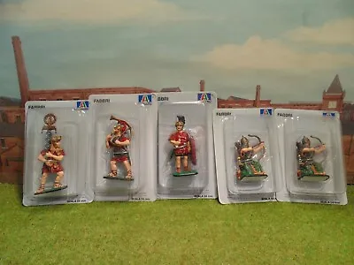 Superb 54 Mm Scale Metal Roman Soldiers Archers Line Nice Items • £8.99