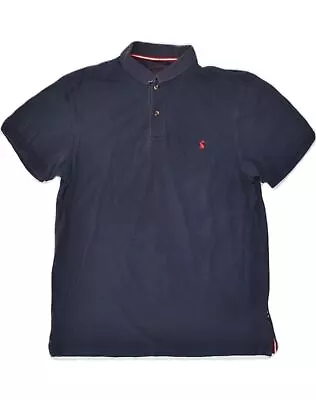 JOULES Mens Classic Fit Polo Shirt Large Navy Blue Cotton AH05 • $11.91