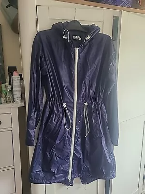 Women's Karl Lagerfeld Light Spring/Summer Parka Size M (12UK) • £24.99