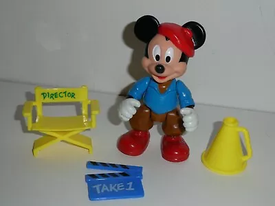 Disney Hollywood Director MICKEY MOUSE Vtg Arco 4  Figure Toy • $19.99