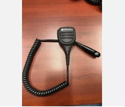 REMOTE SPEAKER: Motorola Mic With Audio Jack & Lapel Clip #PMMN4021A • $40