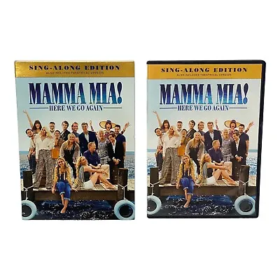 Mamma Mia!: Here We Go Again (DVD 2018) Musical Meryl Streep W/ Slipcover • $6.72