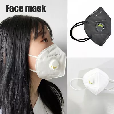 KN95 FFP2 Mask Disposable Respirator Face Masks 5 Layers Comfort Mask With Valve • $19.94