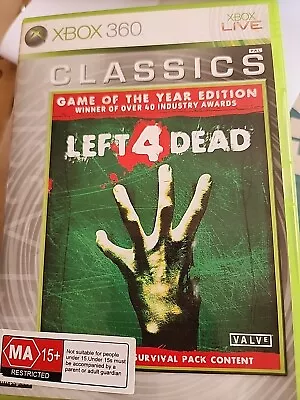 Left 4 Dead GOTY Edition XBOX 360 • $99.55