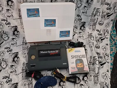 TEC TOY BRAZIL Sega Master System 3 Alex Kidd Version & Shinobi   In Box  Game • $210