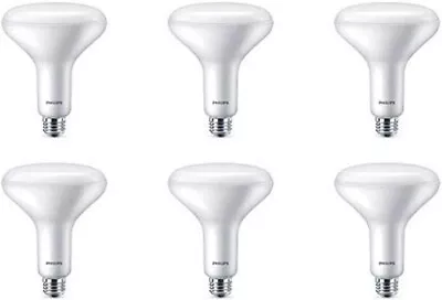 Philips LED Dimmable BR40 Light Bulb 800 Lumen Daylight - 6 PACK • $23.99